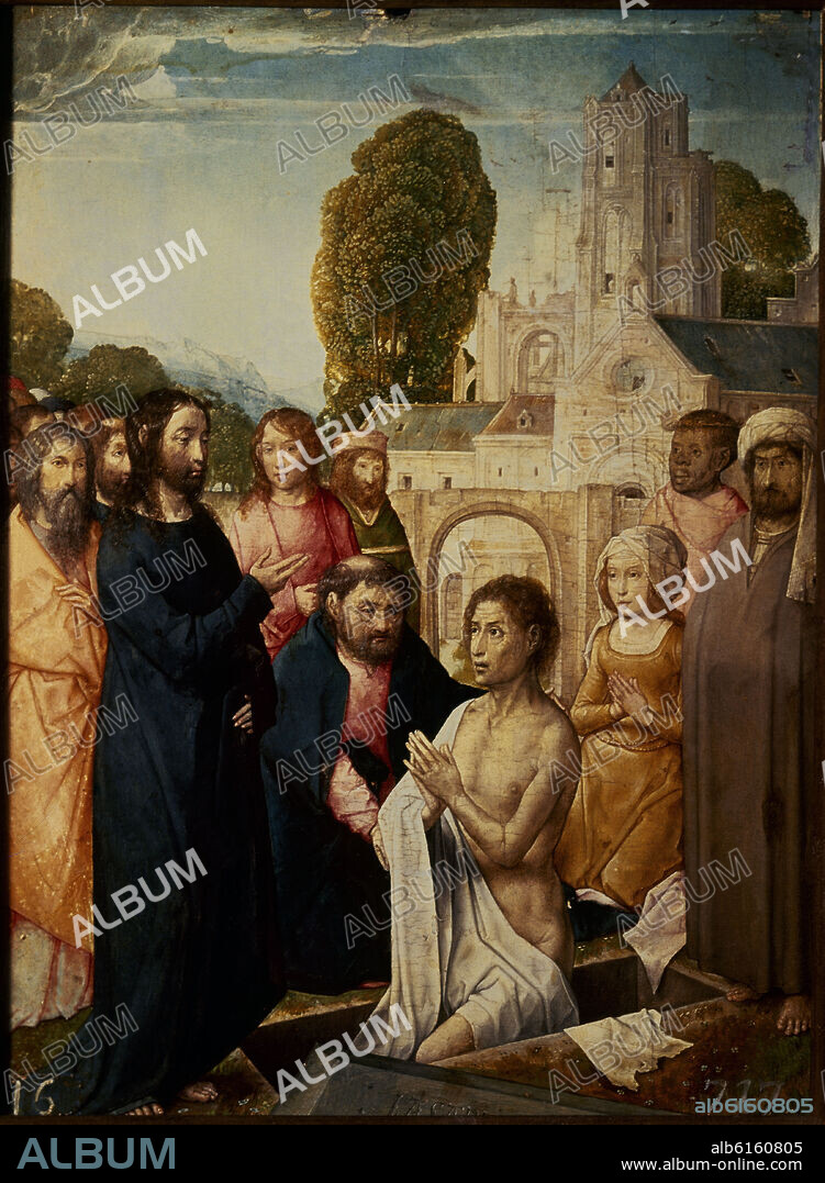 JUAN DE FLANDES. POLIPTICO ISABEL CATOLICA-RESURRECCION DE LAZARO-VIDA DE JESUS.