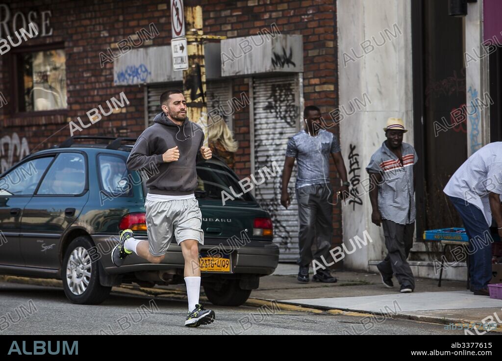 JAKE GYLLENHAAL en REDENCION, 2015 (SOUTHPAW), dirigida por ANTOINE FUQUA. Copyright ESCAPE ARTISTS.