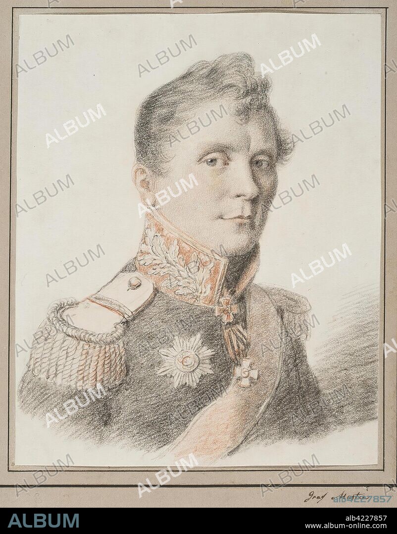 XAVIER DE MAISTRE. 'Portrait of Major General K.W. Toll'. 1813.