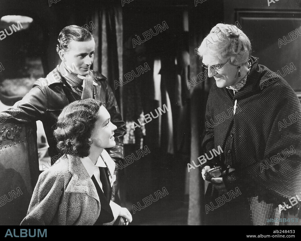 FRANK LAWTON, LIONEL BARRYMORE and MAUREEN O'SULLIVAN in DEVIL DOLL, 1936 (THE DEVIL DOLL), directed by TOD BROWNING. Copyright M.G.M.