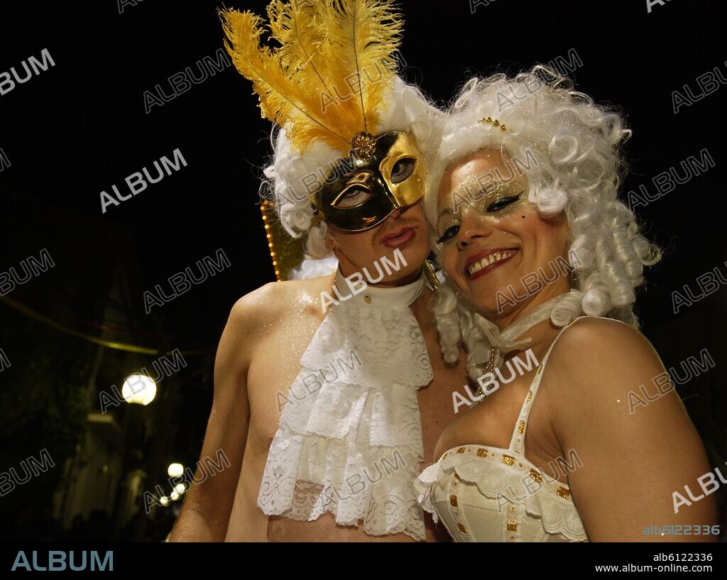 Rua de l'Extermini, Carnaval de Sitges, Sitges, Garraf, Barcelona.