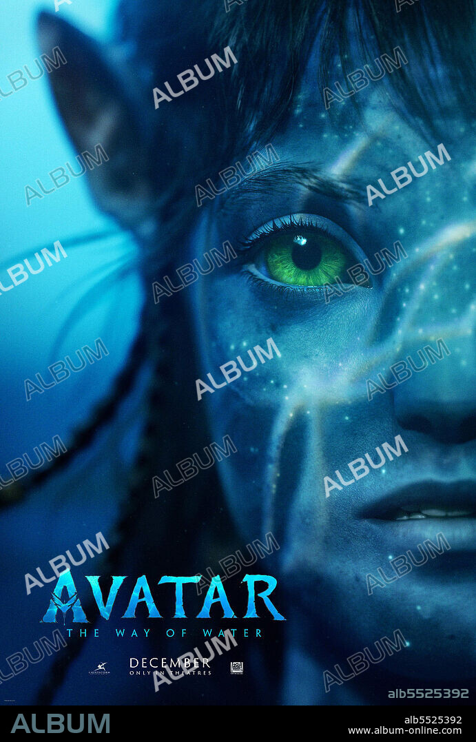 Poster of AVATAR: THE WAY OF WATER, 2022, directed by JAMES CAMERON. Copyright 20TH CENTURY STUDIOS.