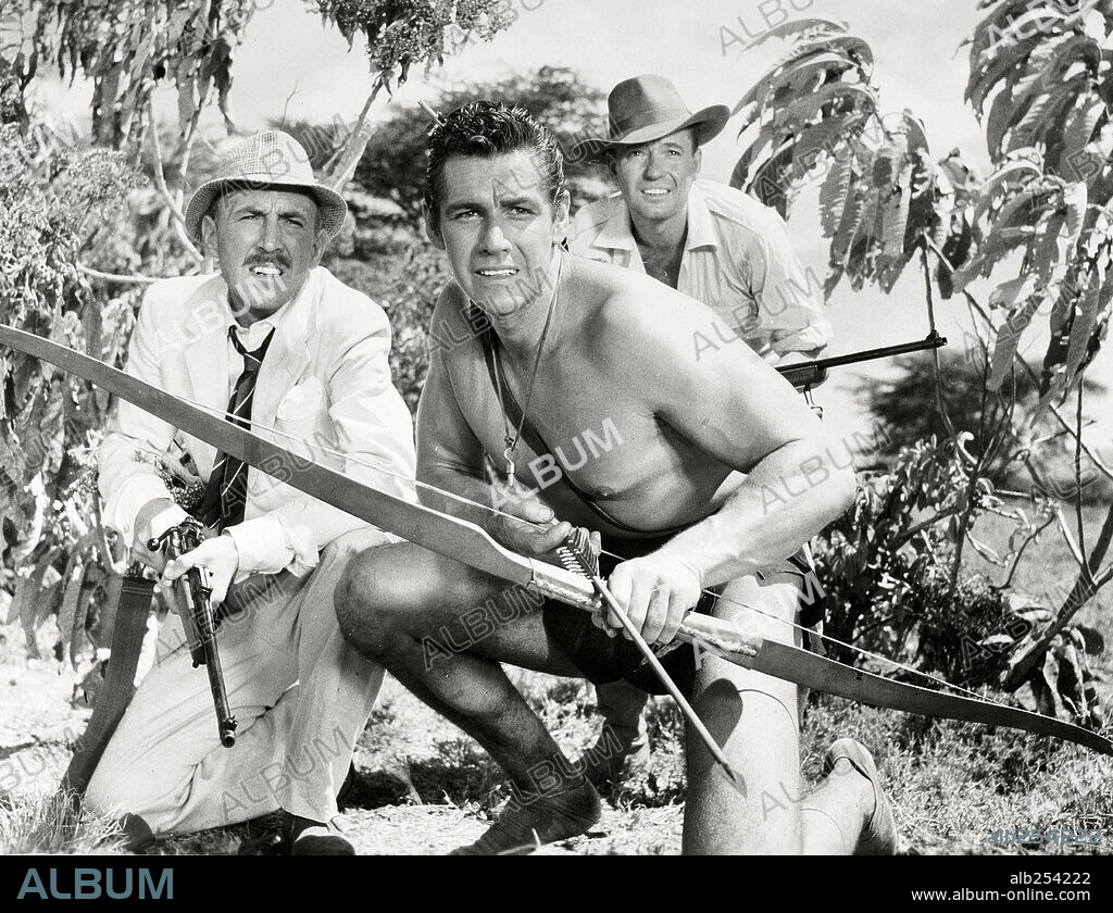 GORDON SCOTT dans TARZAN THE MAGNIFICENT, 1960, réalisé par ROBERT DAY. Copyright PARAMOUNT PICTURES.
