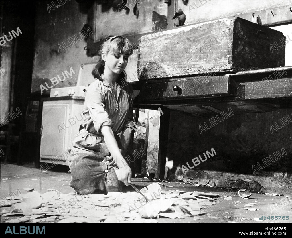 FRANCINE BERGE in LES ABYSSES, 1963, unter der Regie von NIKOS PAPATAKIS. Copyright LENOX FILMS.