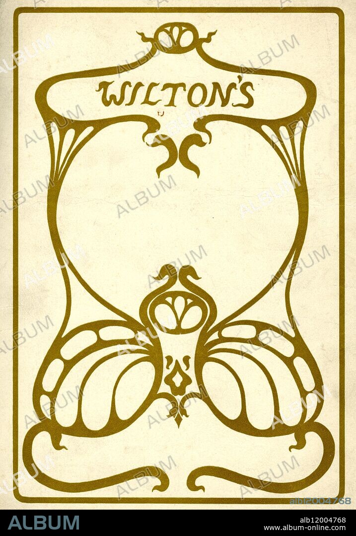 Carrier Collection of Menus. Wilton's restaurant. 55 Jermyn Street, London, England.