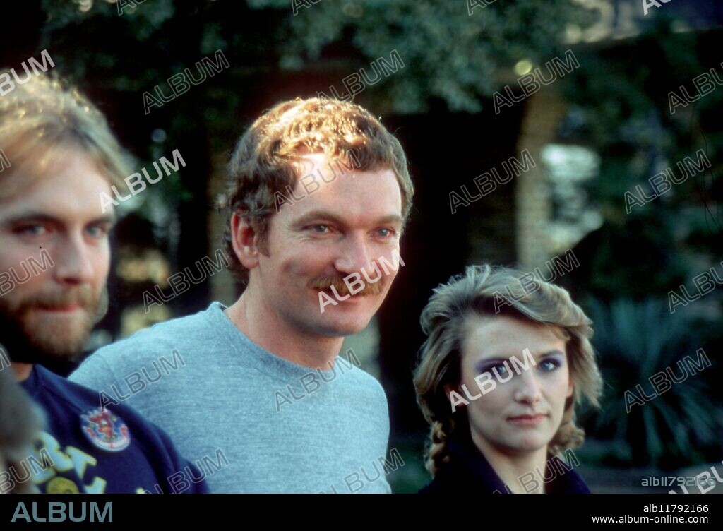 Travis Walton, American UFO abductee( (centre), photographed 1985 with his wife Dana. - ©TopFoto/Fortean.