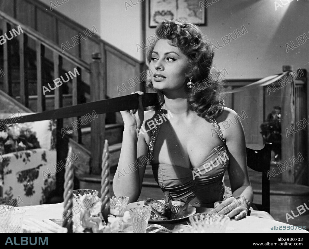 SOPHIA LOREN in PILGRIM OF LOVE, 1954 (PELLEGRINI D'AMORE), directed by ANDREA FORZANO. Copyright MAHIER FILMS.