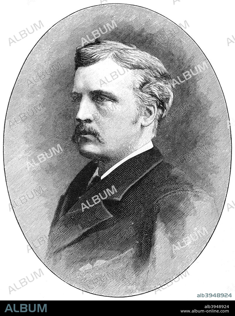 John Campbell, Marquess of Lorne, 1900. John Campbell, 9th Duke of Argyll (1845-1914) married Princess Louise, the fourth daughter of Queen Victoria, in 1871. He served as Governor-General of Canada from 1878 to 1883. A print from The Life and Times of Queen Victoria, by Robert Wilson, Volume IV, Cassell and Company, London, Paris, New York, Melbourne, 1900.