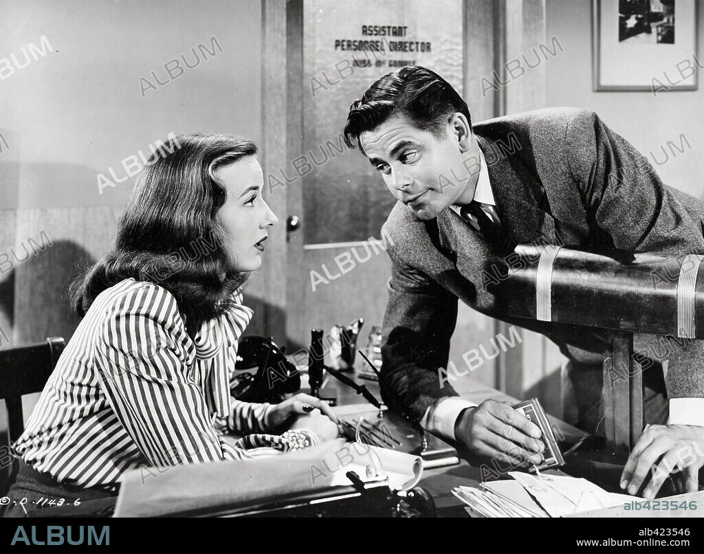 EVELYN KEYES and GLENN FORD in THE MATING OF MILLIE, 1948, directed by HENRY LEVIN. Copyright COLUMBIA PICTURES.