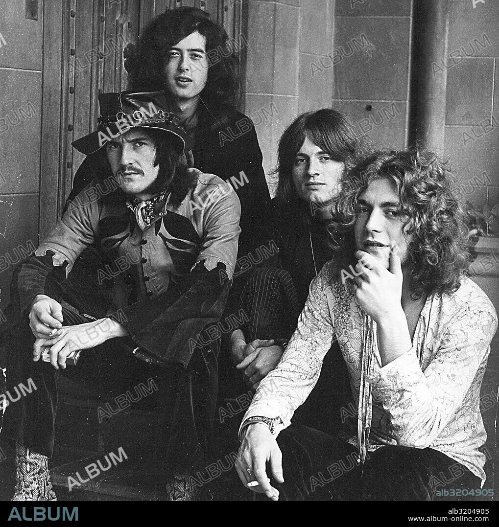 June 23, 2016 - Led Zeppelin wins 'Stairway To Heaven' Copyright Lawsuit after a federal jury decided the band did not plagiarize their signature track. PICTURED: 1969 - LED ZEPPELIN JIMMY PAGE, ROBERT PLATT, JOHN PAUL JONES., JOHN BONHAM stay at the Chateau Marmont. 23/06/2016