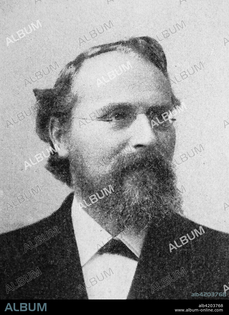 Otto Lehmann January 13, 1855 - June 17, 1922, was a German physicist and ''father'' of liquid crystal.', Reproduction of a photo/image from the year 1890, digital improved.