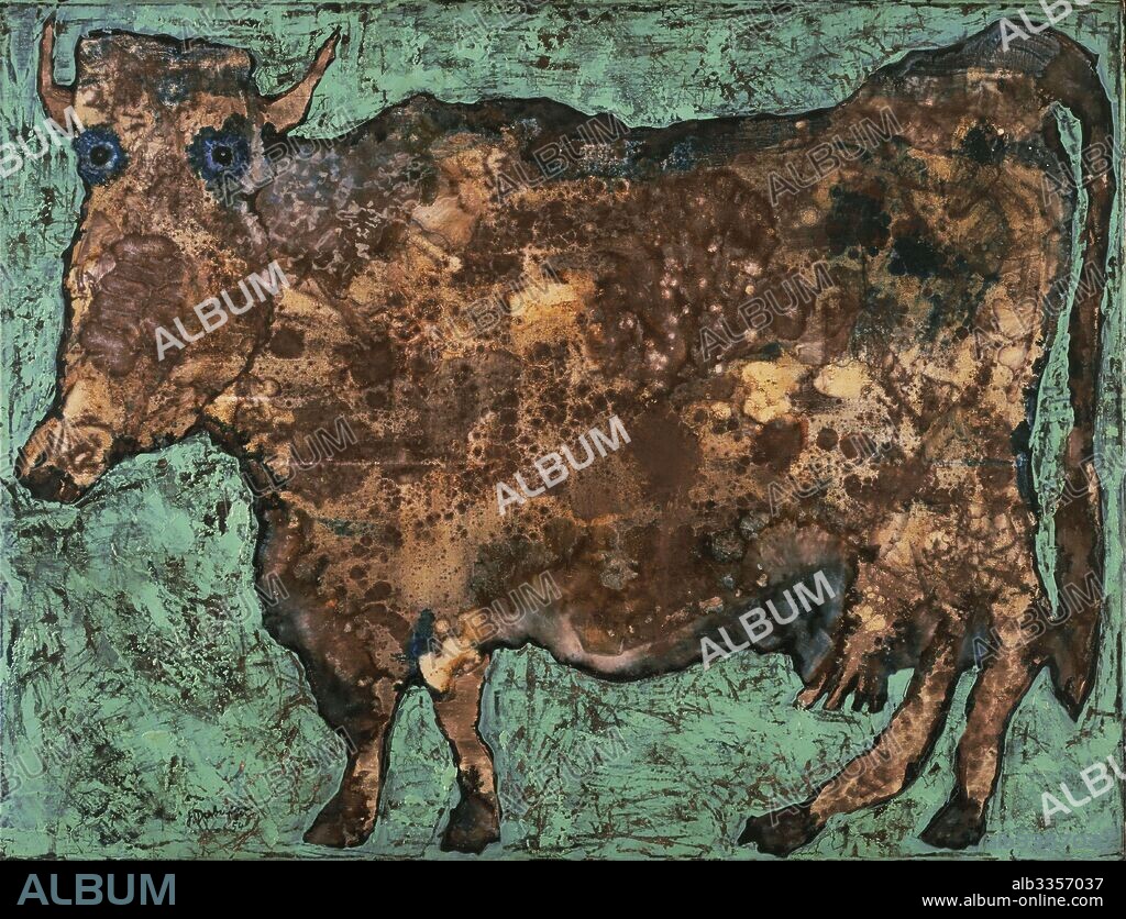 JEAN DUBUFFET. The Cow with the Subtile Nose (Vache au nez subtil).
