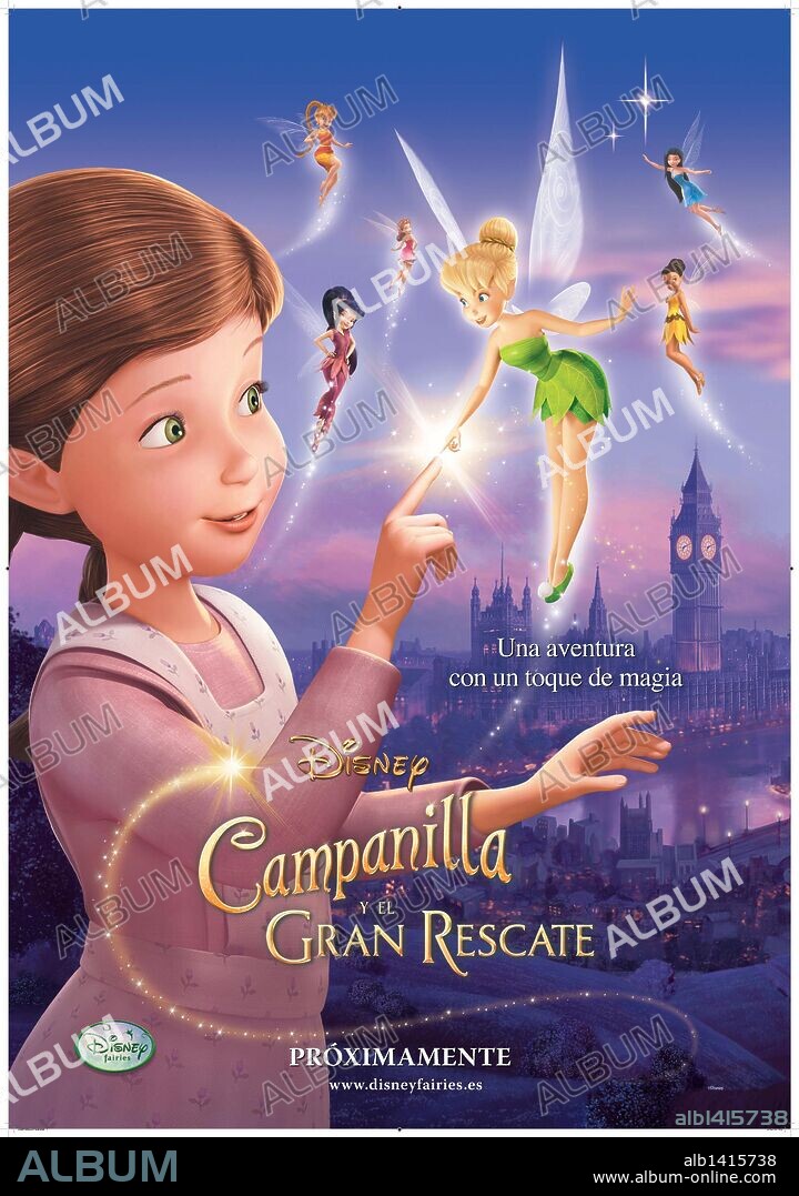 Poster de CAMPANILLA Y EL GRAN RESCATE, 2010 (TINKER BELL AND THE GREAT FAIRY RESCUE), dirigida por BRADLEY RAYMOND. Copyright DISNEYTOON STUDIOS.