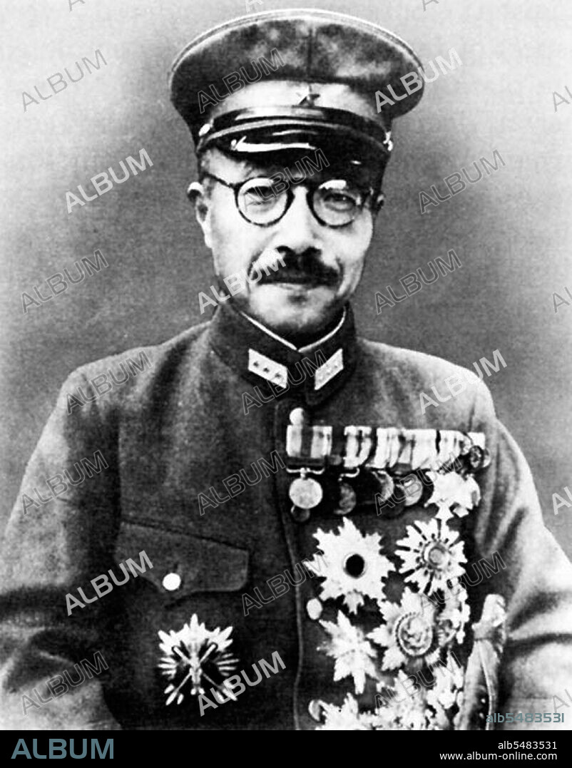 Hideki Tojo (30 December 1884 - 23 December 1948) was a general in the Imperial Japanese Army (IJA) and the 40th Prime Minister of Japan during much of World War II, from 18 October 1941 to 22 July 1944. Some historians hold him responsible for the attack on Pearl Harbor, which led to America entering World War II. After the end of the war, Tojo was sentenced to death for war crimes by the International Military Tribunal for the Far East and hanged on 23 December 1948.