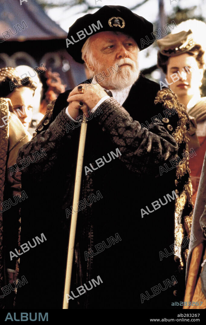 RICHARD ATTENBOROUGH in ELIZABETH, 1998, directed by SHEKHAR KAPUR. Copyright GRAMERCY PICTURES.