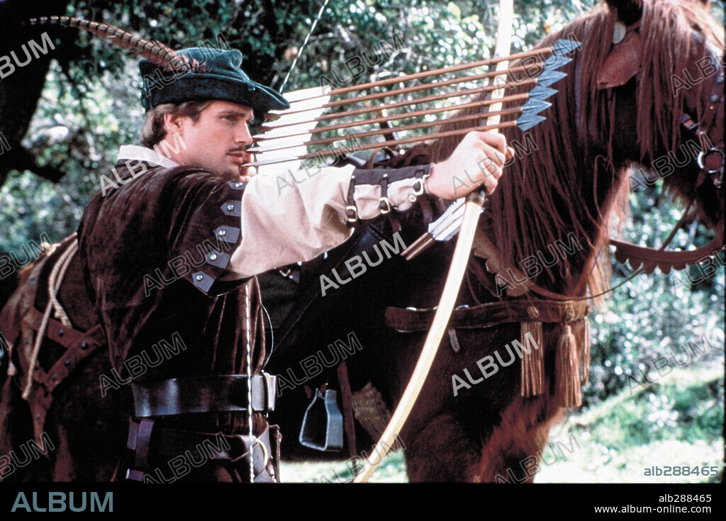 CARY ELWES in ROBIN HOOD: MEN IN TIGHTS, 1993, directed by MEL BROOKS. Copyright 20TH CENTURY FOX.