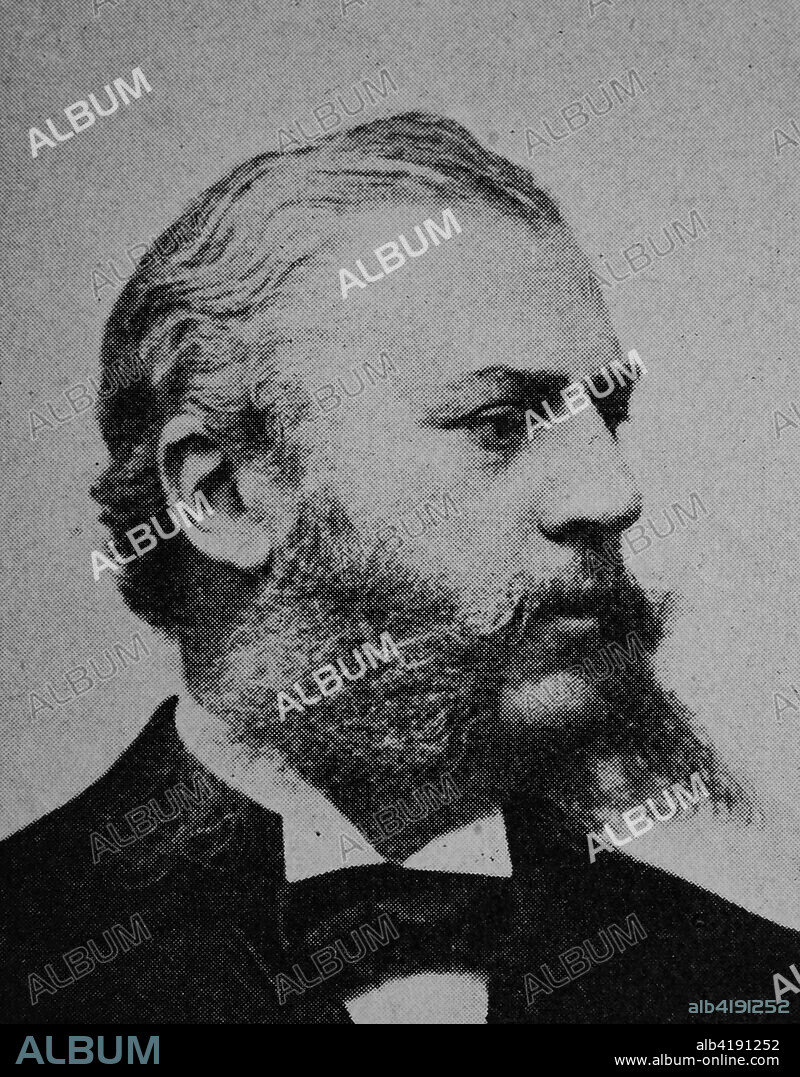 Kurt Damm Paul von Seydewitz, 1843 - 1910, Saxon Minister of Culture, Minister of the Royal House, Chancellor of the Order, and Judge of the Order of St. John, picture from 1895, digital improved.