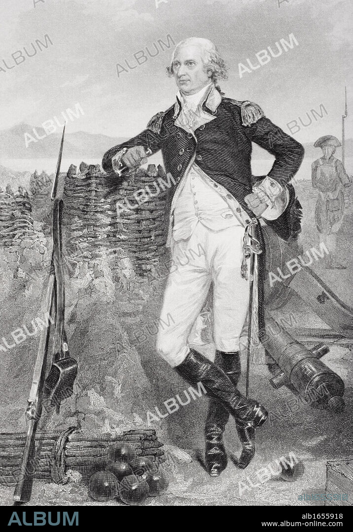 George Clinton 1739-1812. Revolutionary War hero and fourth Vice-President of the United States. From painting by Alonzo Chappel.
