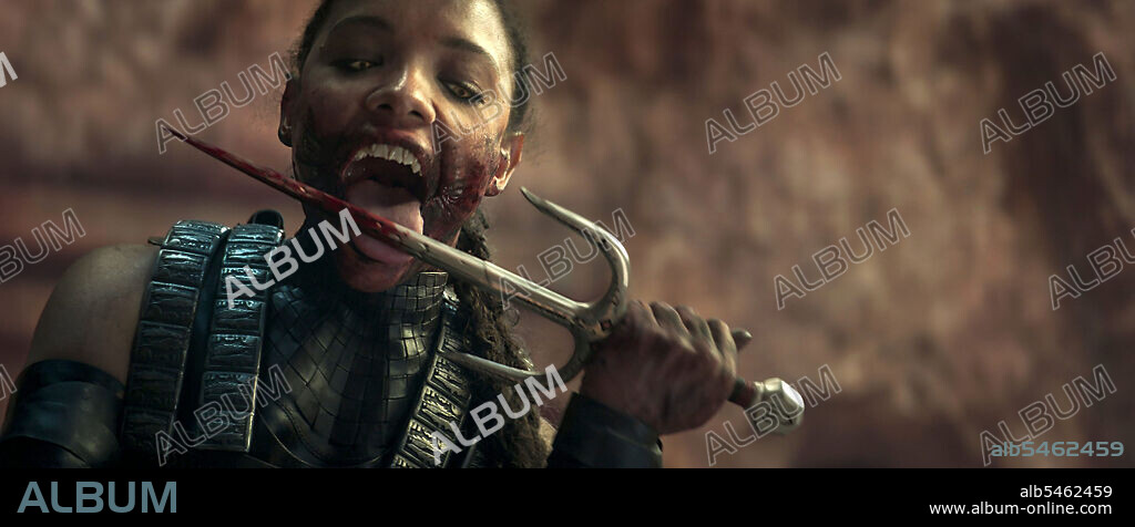 SISI STRINGER in MORTAL KOMBAT, 2021, directed by SIMON MCQUOID. Copyright NEW LINE CINEMA.