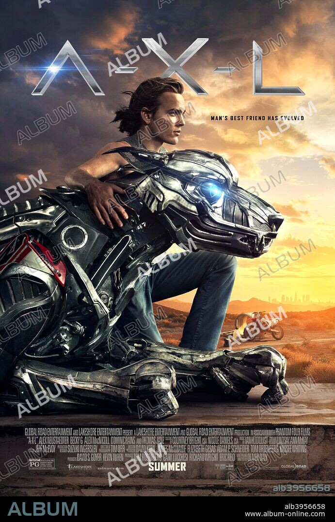 Affiche de A-X-L, 2018, réalisé par OLIVER DALY. Copyright LAKESHORE ENTERTAINMENT.