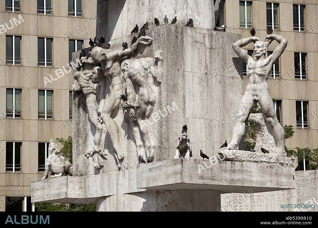 National Monument on the Dam square, Amsterdam, Holland, Netherlands, Europe.