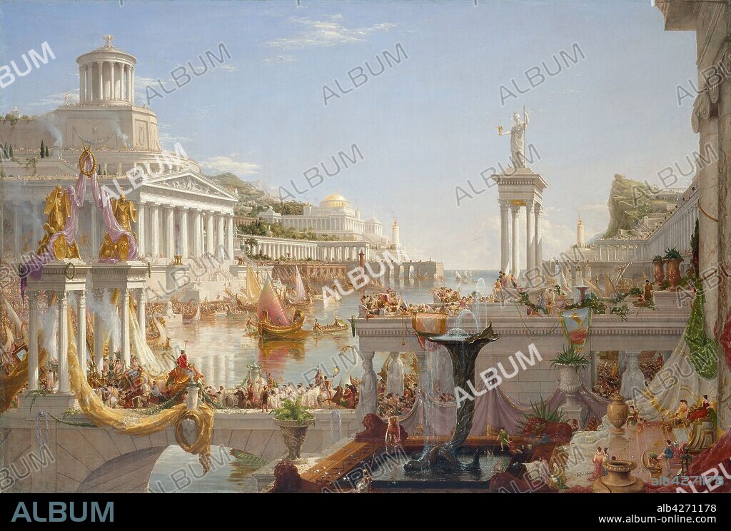 THOMAS COLE. The Course of Empire. The Consummation of Empire.