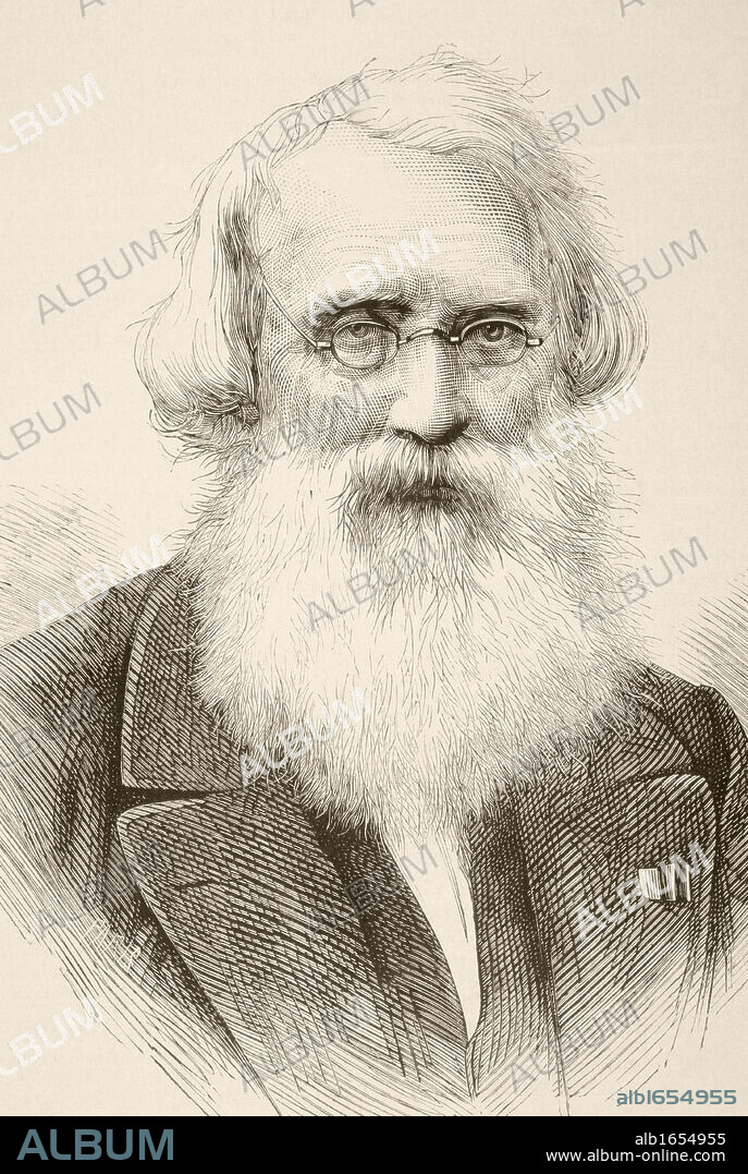 Samuel Finley Breese Morse, 1791 to 1872. American inventor of single-wire telegraph system and Morse code. From a 19th century illustration.