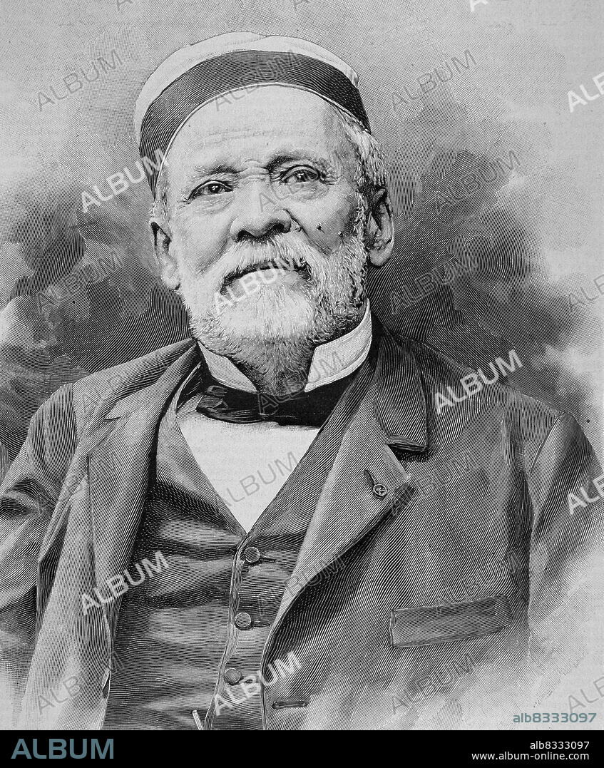 PASTEUR , LOUIS. QUIMICO Y BIOLOGO FRANCES . 1822 - 1895. GRABADO RETRATO . ILUSTRACION ESPAÑOLA Y AMERICANA , AÑO 1895.