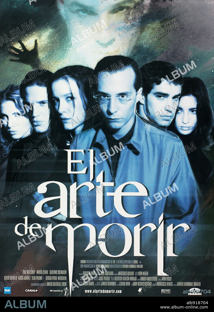Poster de EL ARTE DE MORIR, 2000, dirigida por ALVARO FERNANDEZ ARMERO. Copyright AURUM PRODUCCIONES, S.A.-CRISTAL P.C.