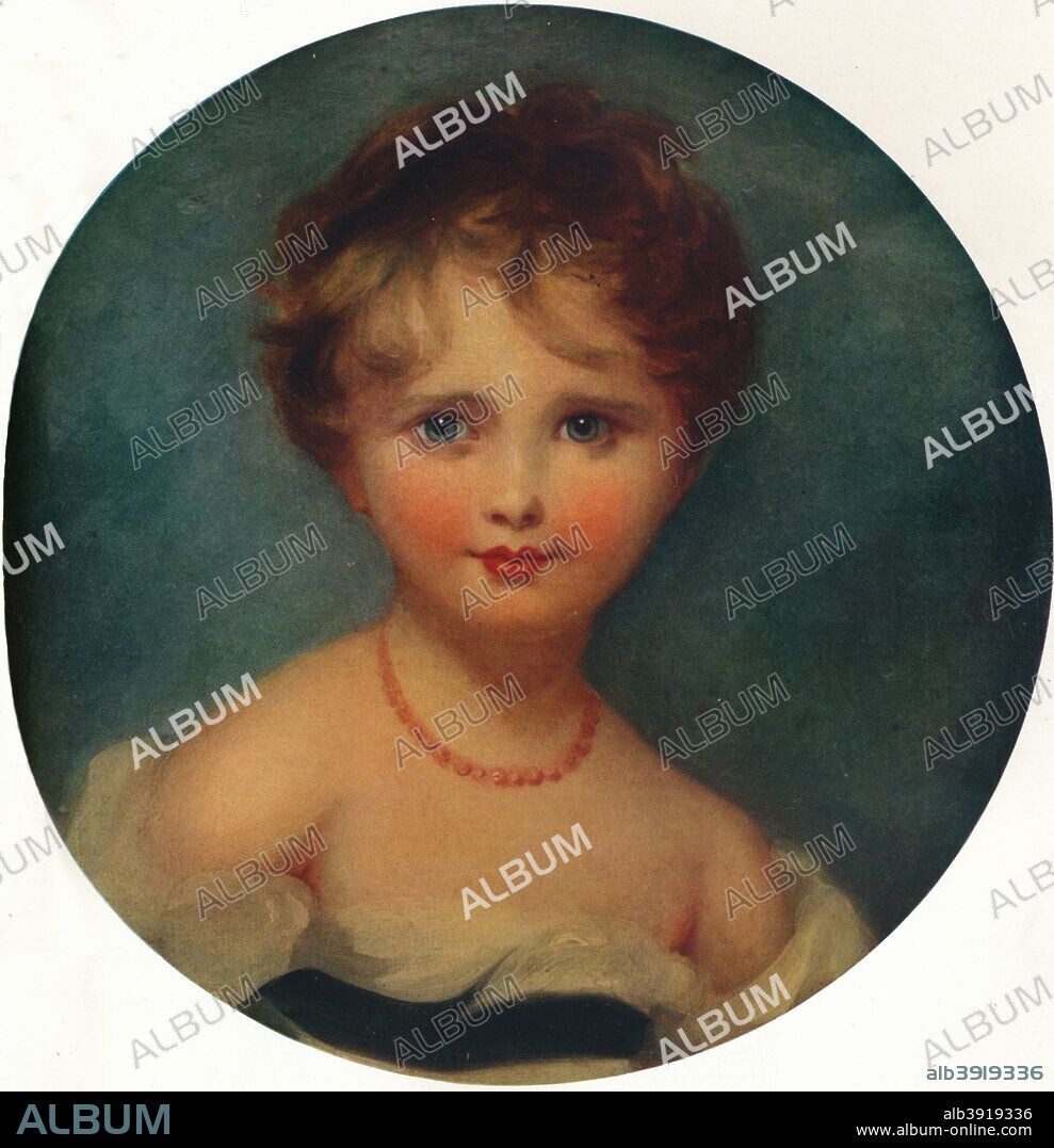 Portrait of Lady Emily Cowper, c1815. Lady Emily Caroline Catherine Frances Cowper, later Countess of Shaftesbury (1810-1872). From The Connoisseur Vol XXXV [Otto Limited, London, 1913.].
