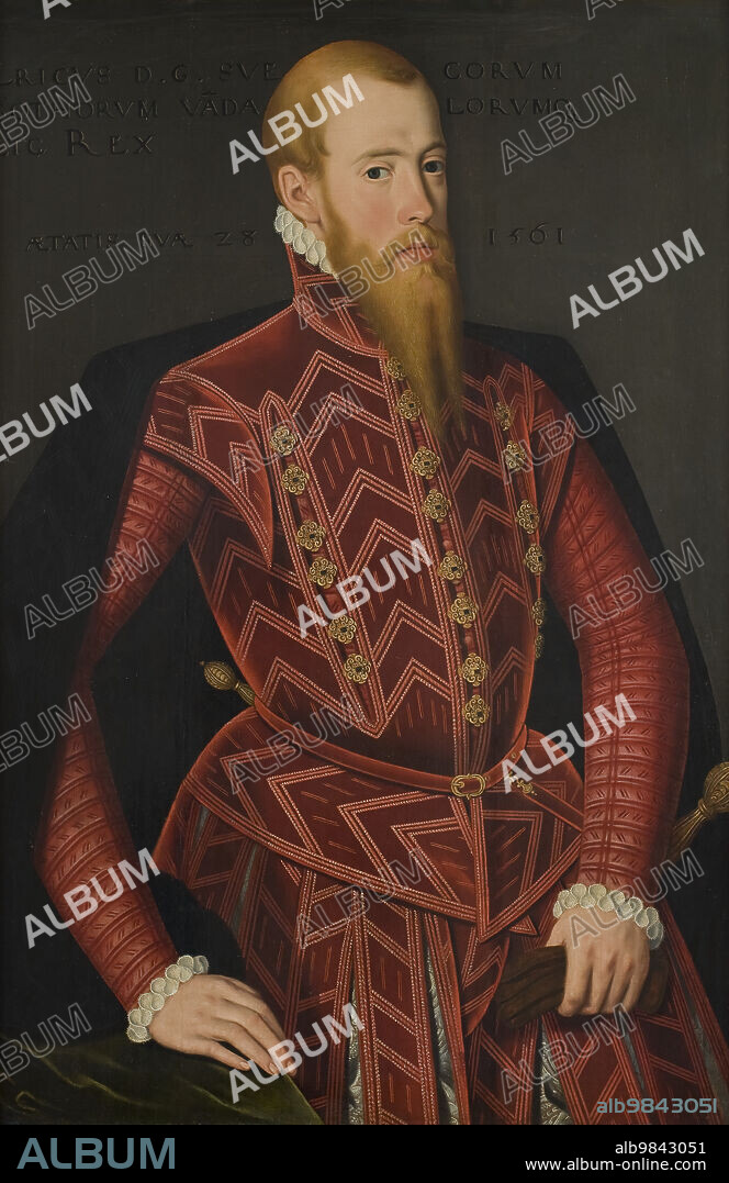 DOMENICUS VER WILT. Erik XIV king of Sweden 1533-1577, mid-16th century.