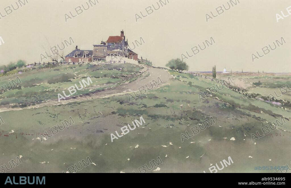 DELANCEY W. GILL. Washington, D.C. watercolor and pencil on paper. Date: 1888.