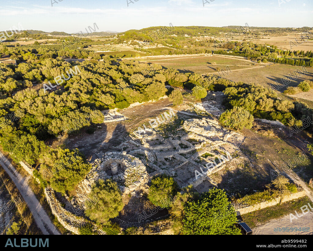 Son Fornés, archaeological site of prehistoric era, Montuiri, Mallorca, Spain.