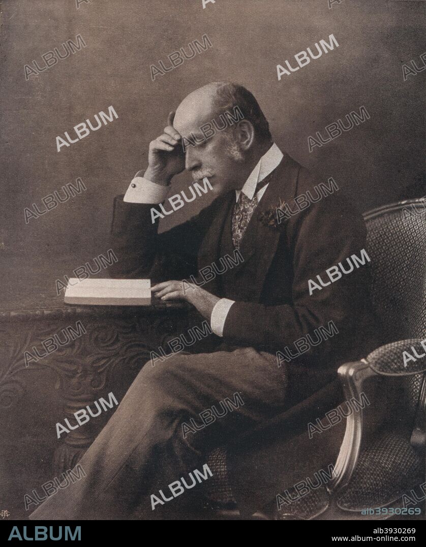 Portrait of Mr. Alfred De Rothschild, c1902. Alfred Charles Freiherr de Rothschild (1842-1918) was the second son of Lionel de Rothschild and Baroness Charlotte von Rothschild. From a photograph by Messrs. W. & E. Downey.', 1902. From The Connoisseur Vol. III [Otto Limited, London, 1902.].
