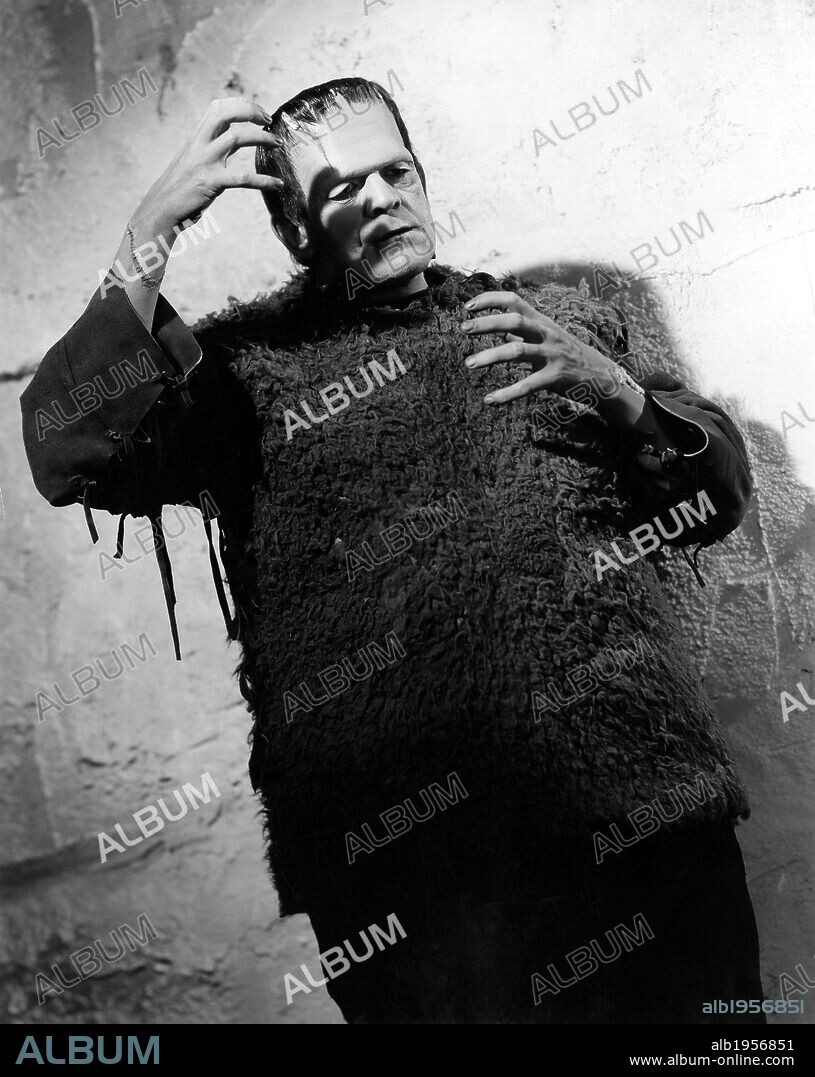 BORIS KARLOFF en LA SOMBRA DE FRANKENSTEIN, 1939 (SON OF FRANKENSTEIN), dirigida por ROWLAND V. LEE. Copyright UNIVERSAL PICTURES.