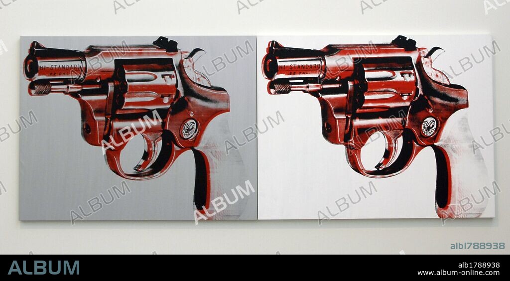 Andy Warhol (1928-1987). American artist. Gun, 1981. Acrylic paint. Tate Modern. London. England. United Kingdom.