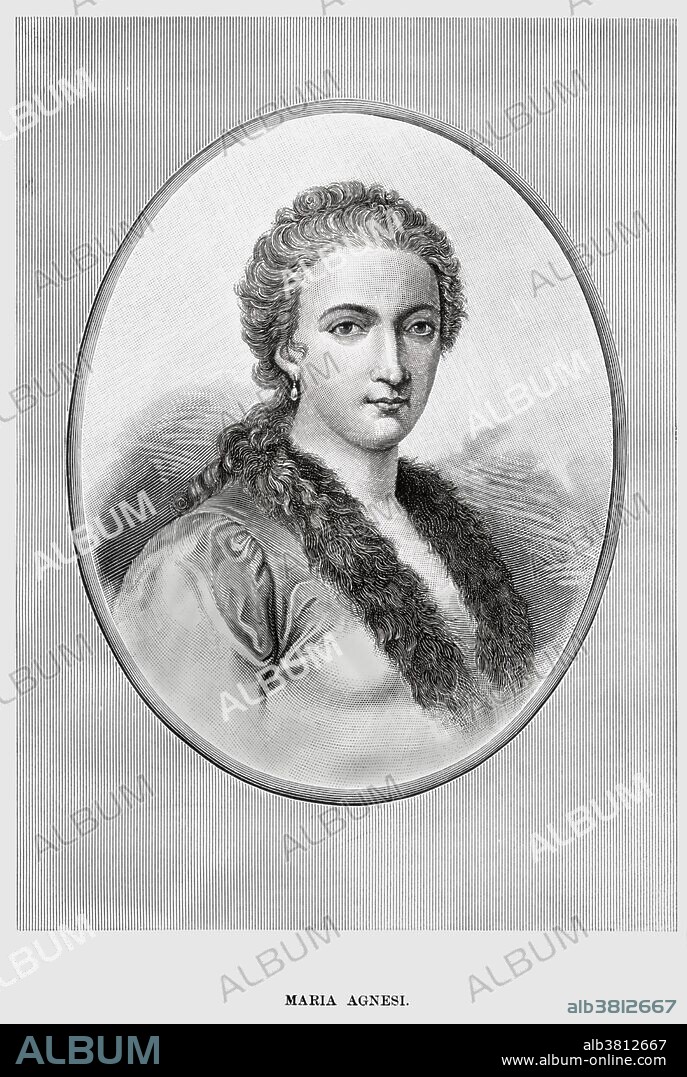 Maria Gaetana Agnesi (May 16, 1718 - January 9, 1799) was an Italian mathematician and philosopher. She was a child prodigy who could speak both Italian and French at five years of age. By her thirteenth birthday she had acquired Greek, Hebrew, Spanish, German, Latin, and was referred to as the "Walking Polyglot". She studied both differential and integral calculus and is credited with writing the first book discussing both differential and integral calculus, Instituzioni analitiche ad uso della gioventÃ¹ italiana, a work of great merit, which was published at Milan in 1748 and was regarded as the best introduction extant to the works of Euler. In 1750 she was appointed by Pope Benedict XIV to the chair of mathematics and natural philosophy and physics at Bologna (the first woman to be appointed professor at a university). After the death of her father in 1752 she carried out a long-cherished purpose by giving herself to the study of theology, and especially of the Fathers and devoted herself to the poor, homeless, and sick. She died in 1799 at the age of 80.