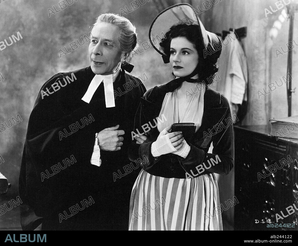 GEORGE ARLISS and MARGARET LOCKWOOD in DOCTOR SYN, 1937, directed by ROY WILLIAM NEILL. Copyright GAINSBOROUGH FILMS.