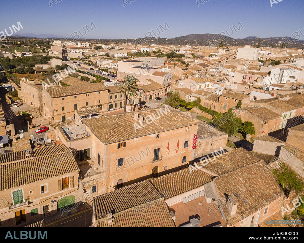 casa de cultura, Ses Cases Noves, Santanyi, Mallorca, balearic islands, Spain.