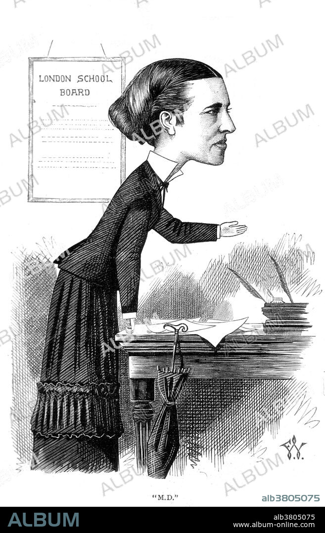 Elizabeth Garrett Anderson (1836-1917) was an English physician and feminist, the first Englishwoman to qualify as a physician and surgeon in Britain, the co-founder of the first hospital staffed by women, the first Dean of a British medical school, the first woman M.D. in France, the first woman in Britain to be elected to a school board and, as Mayor of Aldeburgh, the first female mayor and magistrate in Britain. On hearing that the Dean of the faculty of medicine at the University of Sorbonne, Paris was in favor of admitting women as medical students, Elizabeth studied French so that she could apply for a medical degree, which she obtained in 1870. However, the British Medical Register refused to recognize her MD degree.
