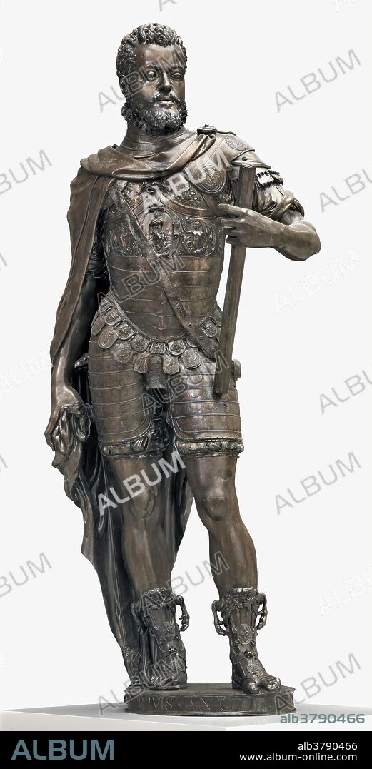 Leone Leoni; Pompeo Leoni / 'Felipe II'. 1551 - 1568. Bronce, 171 x 72 cm.
