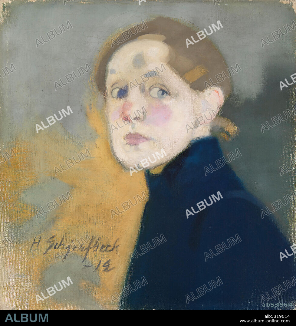 HELENE SCHJERFBECK. Self-Portrait.