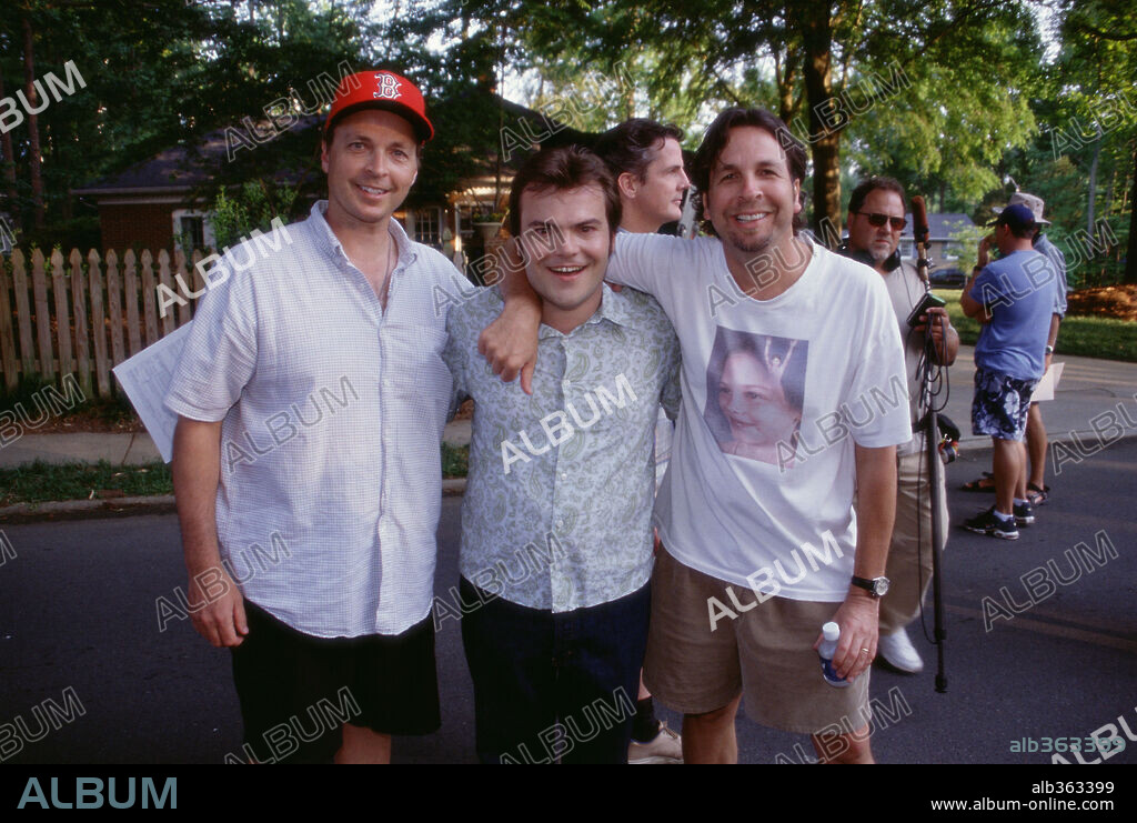 BOBBY & PETER FARRELLY et JASON ALEXANDER dans SHALLOW HAL, 2001, réalisé par BOBBY & PETER FARRELLY, BOBBY FARRELLY et PETER FARRELLY. Copyright 20TH CENTURY FOX / WATSON, GLEN.