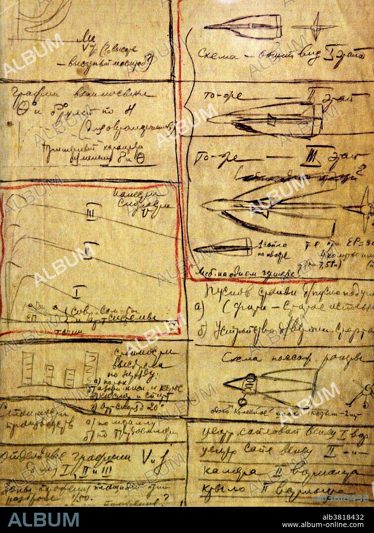 Korolev's Rocket Design Notes