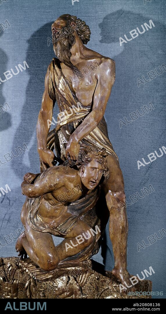 ALONSO BERRUGUETE (1488-1561). EL SACRIFICIO DE ISAAC.