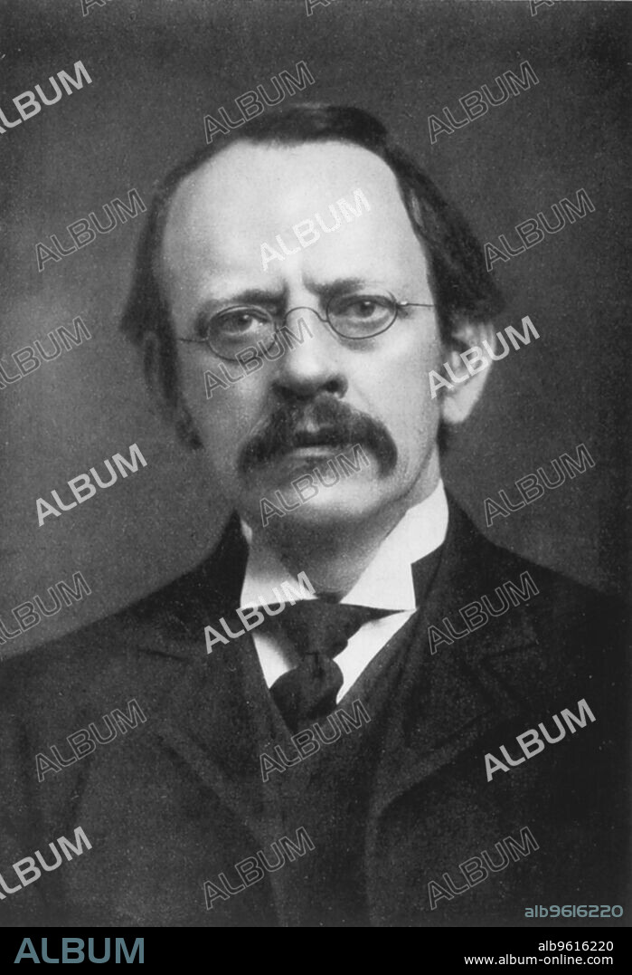 JJ Thomson, British physicist, 1896-1916. Joseph John Thomson (1856-1940)  discovered the electron and was a pioneer of nuclear physics. In 1896 at Cambridge he began experiments on cathode rays, demonstrating that they were in fact particles with a negative charge and were much smaller than an atom. These particles were later renamed electrons. He was awarded the Nobel Prize for Physics in 1906 and was knighted in 1908.