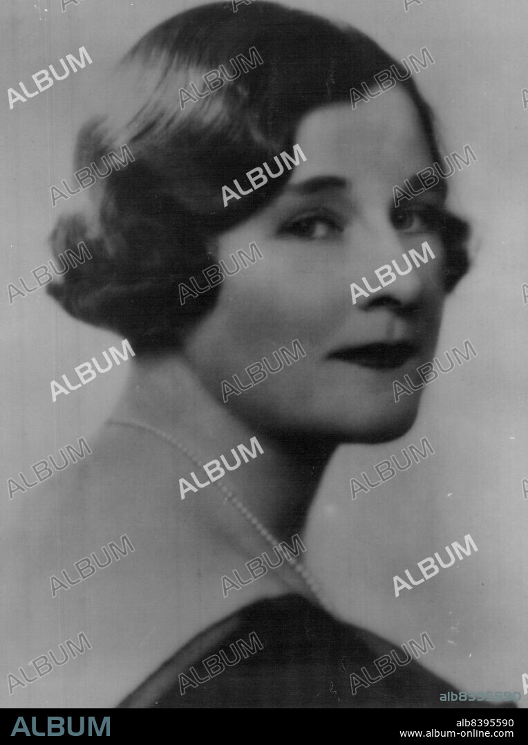 Maggie Teyte, leading English concert and operatic soprano, whose engagement by the Australian Broadcasting Commission for a series of radio recitals, is an achievement of outstanding distinction. With Tudor Davies, England's foremost operatic tenor and Yelland Richards, pianist, she will open her Sydney Broadcasting season through 2BL on August 15th. August 1, 1933.