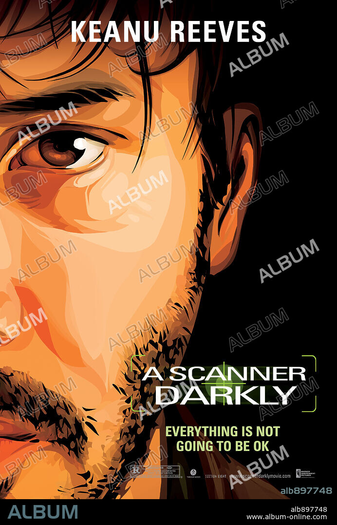 KEANU REEVES en UNA MIRADA A LA OSCURIDAD, 2006 (A SCANNER DARKLY), dirigida por RICHARD LINKLATER. Copyright WARNER INDEPENDENT PICTURES.