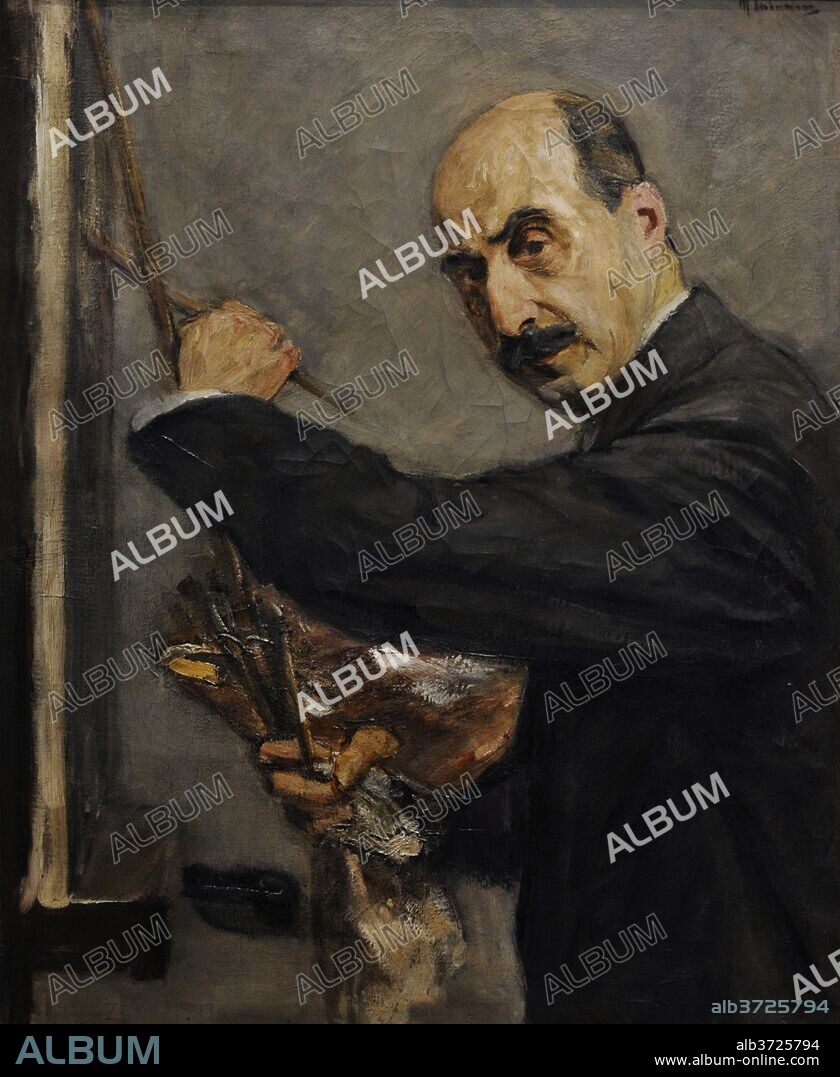 Max Liebermann (1847-1935). Pintor alemán. Autorretrato, 1908. Museo Wallraf-Richartz. Colonia. Alemania.