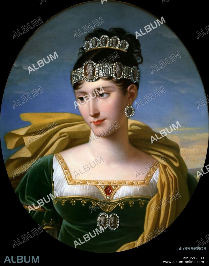 ROBERT LEFEVRE. Pauline Bonaparte, Princess Borghese, Duchess of Guastalla (1780-1825).